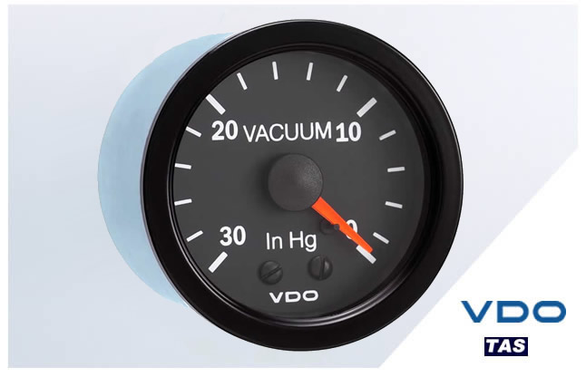 VDO Vacuum gauge 30 to 0 Bar
